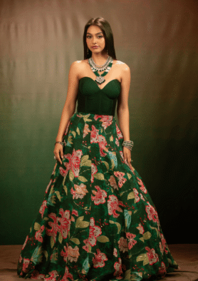 Naaira Corset Lehenga Set