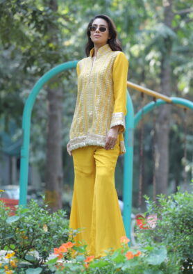 Sunehri – Gota Embroidered Short Kurta Set