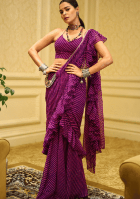 Mehrbaan Pre-Draped Saree