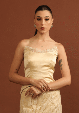 ROHINI- Corset Lehenga set