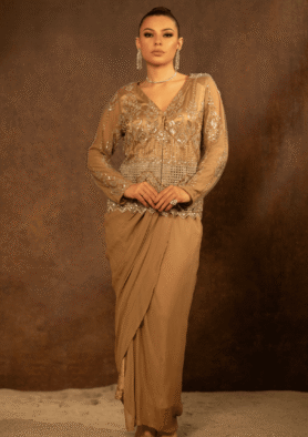 The Mehrun Dhoti Jacket Set