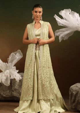 Revaani Layered Jacket Lehenga Set