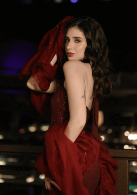 The Ruby Hour Gown