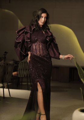 The Plum Empress Gown